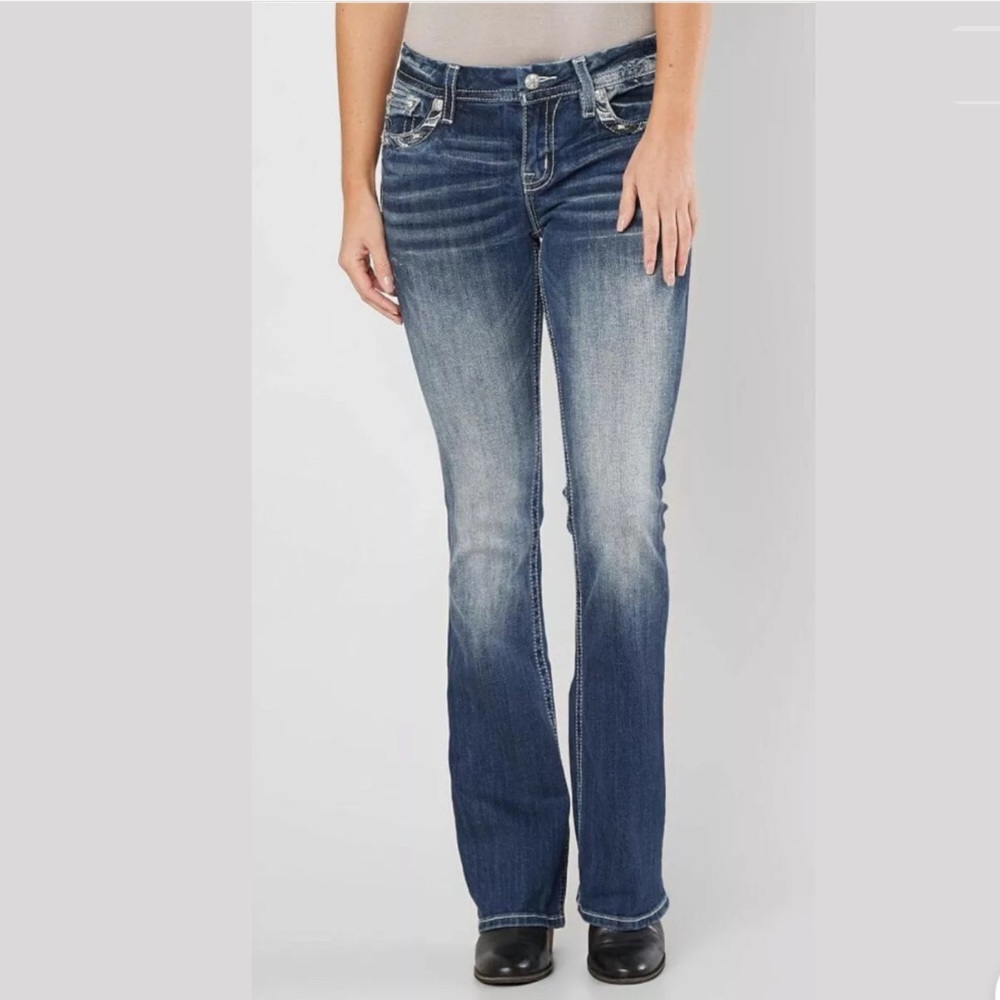 Miss Me Mid rise Easy Bootcut Jeans - Picture 4 of 5